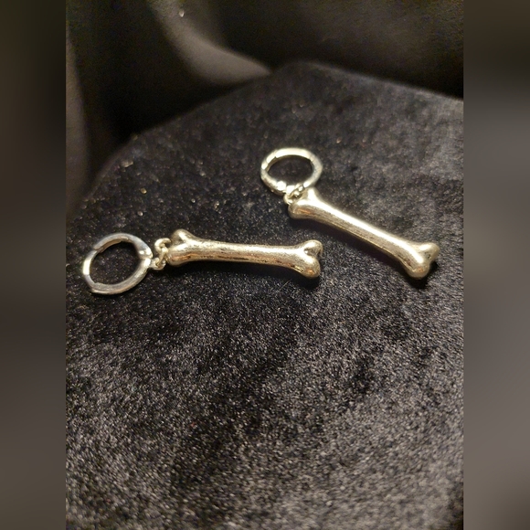 💥 3 for 15! Silver bone earrings - Picture 3 of 3
